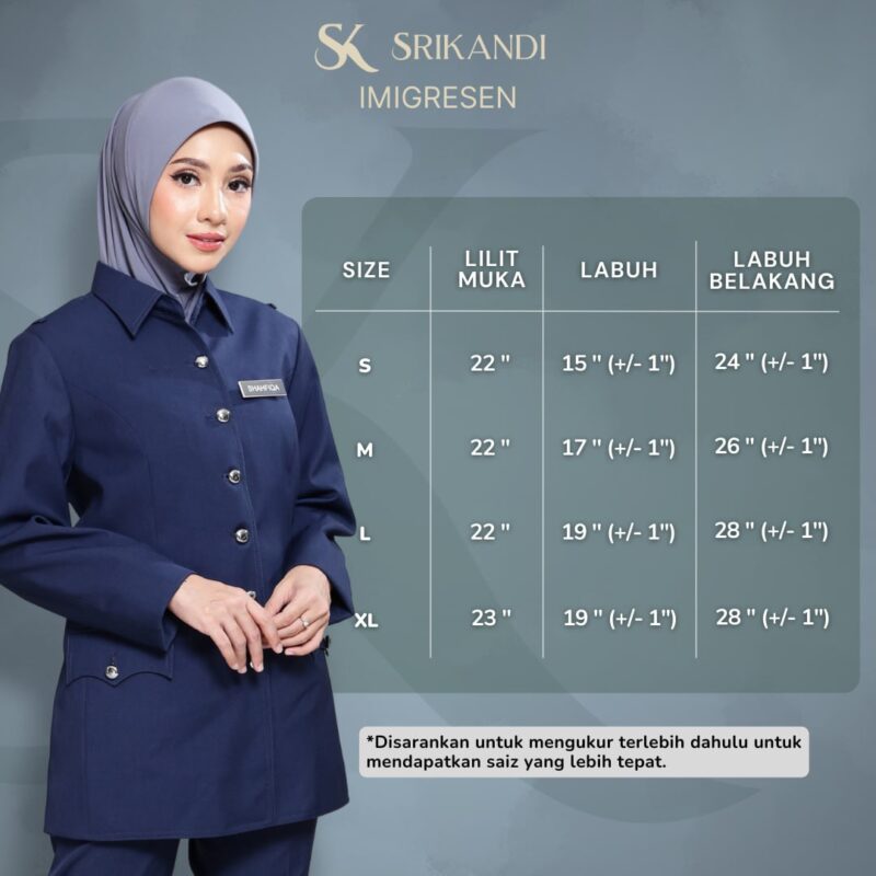 SriKandi Kelabu - Tudung Imigresen - Image 4