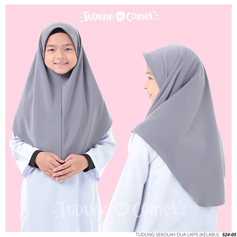 Tudung Sekolah Dua Lapis (Defect) - Image 4