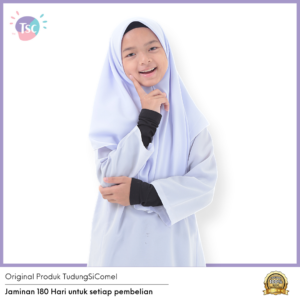 Tudung Sekolah Dua Lapis (Defect)