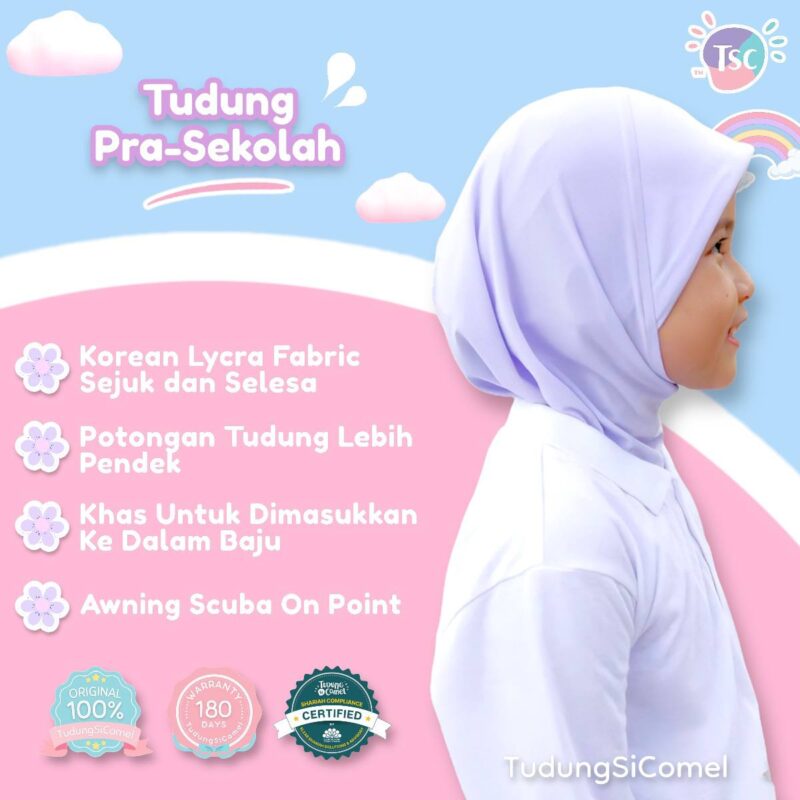 Tudung Pra Sekolah (Defect) - Image 4