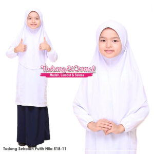 Tudung Sekolah Awning Lembut (Defect)